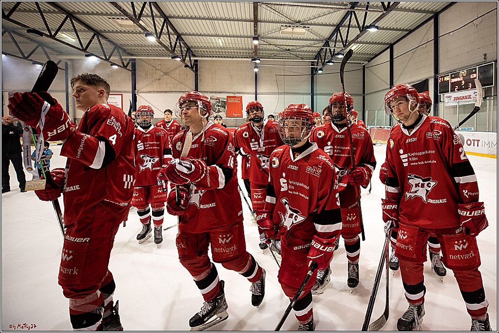 U20-DNL Meisterschaftsfinale;  Koelner Junghaie - Eisbaeren Juniors Berlin; Koeln, 27.03.2022